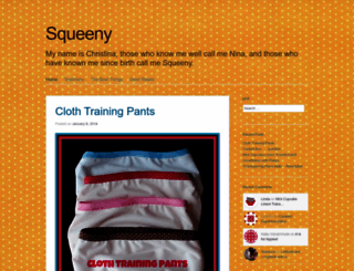 squeeny.wordpress.com screenshot