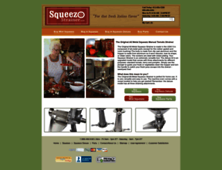 squeezostrainer.com screenshot