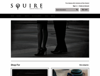 squireshoes.com.au screenshot