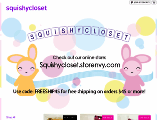 squishycloset.storenvy.com screenshot