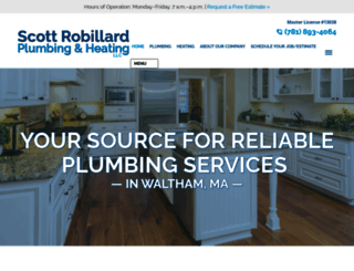 sr-plumbing.com screenshot