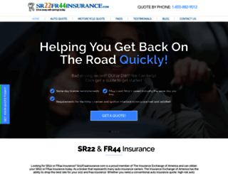 sr22fr44insurance.com screenshot