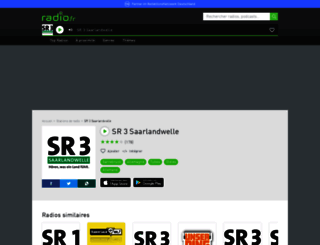 sr3saarlandwelle.radio.fr screenshot