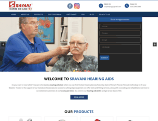 sravanihearingaid.com screenshot