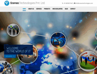 sravantechnologies.com screenshot