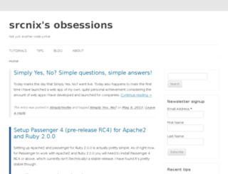 srcnix.com screenshot
