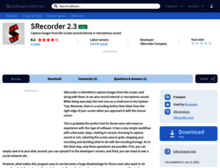 srecorder.informer.com screenshot