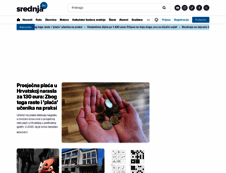 srednja.hr screenshot