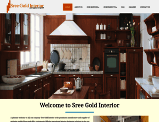 sreegoldinterior.com screenshot