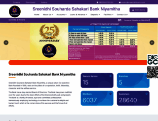 sreenidhibank.com screenshot