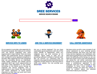 sreeservices.com screenshot