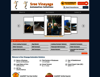 sreevinayagaequipments.com screenshot