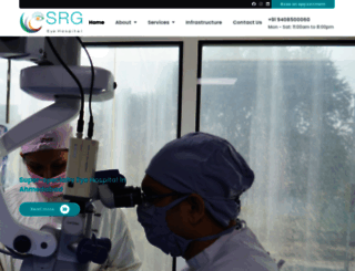 srgeyehospitals.com screenshot