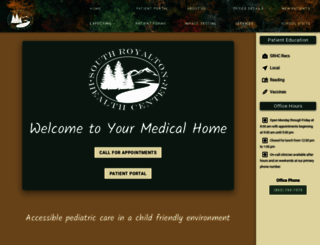 srhealthcenter.com screenshot