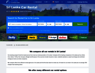 sri-lanka-carrental.com screenshot