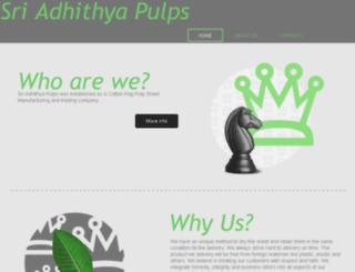 sriadhithyapulps.com screenshot