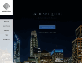 sridharequities.com screenshot