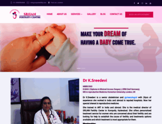 srijanfertility.com screenshot
