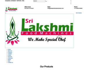 srilakshmifoodmachines.com screenshot