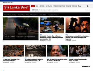 srilankabrief.org screenshot