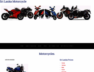 srilankamotorcycle.com screenshot