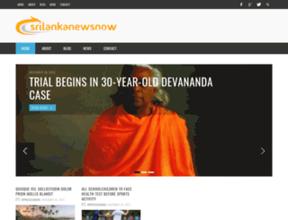 srilankanewsnow.com screenshot