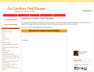 srilankanfoodrecipes.com screenshot