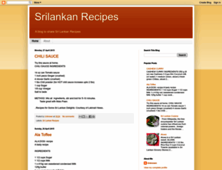 srilankanrecipes101.blogspot.sg screenshot