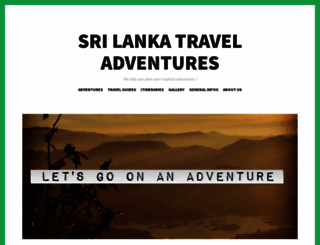 srilankatraveladventures.wordpress.com screenshot