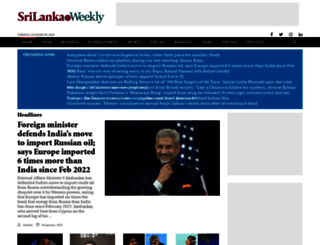 srilankaweekly.co.uk screenshot