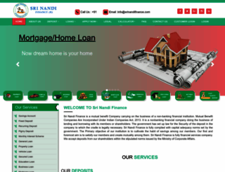 srinandifinance.com screenshot