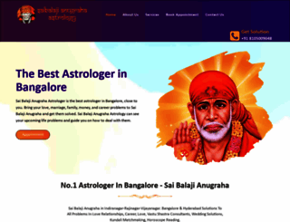 srisaibalajiastrocentre.in screenshot