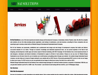 srisaisolutions.com screenshot