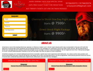 srisaiyatra.com screenshot