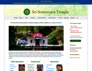 srisomesvara.org screenshot