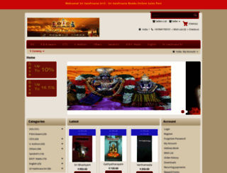 srivaishnavasrichennai.com screenshot