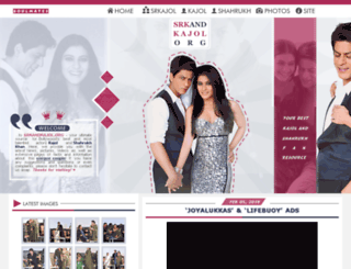 srkandkajol.org screenshot