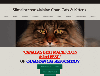 srmainecoons.com screenshot