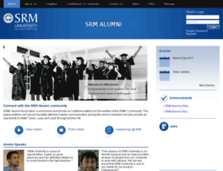 srmalumni.com screenshot