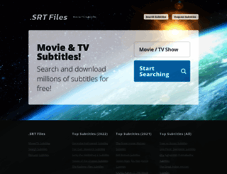 srtfiles.com screenshot