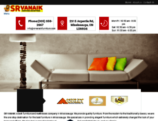 srvanaikfurniture.com screenshot