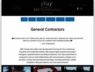 srvconstruction.com screenshot
