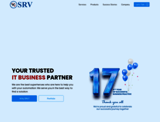 srvinfotech.com screenshot