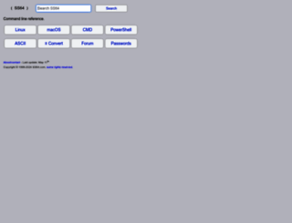 ss64.com screenshot