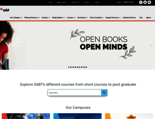 ssbt.edu.au screenshot