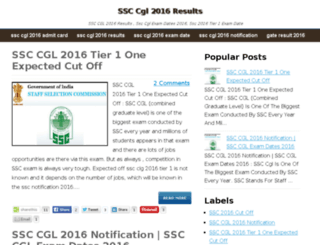 ssccgl2016results.in screenshot