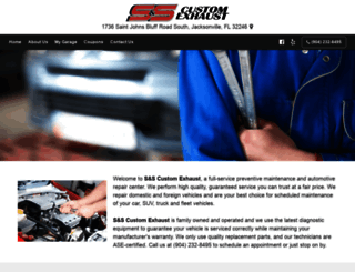 sscustomexhaust.com screenshot