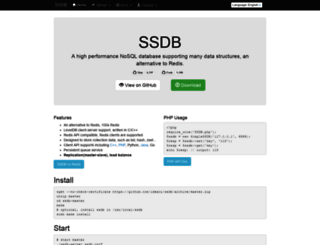 ssdb.io screenshot