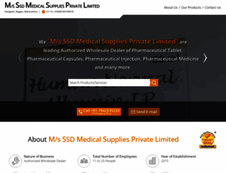 ssdmedicalsupplies.com screenshot