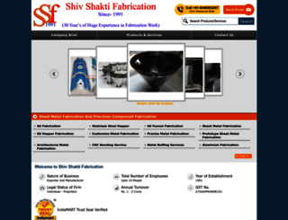 ssfabricationindia.com screenshot